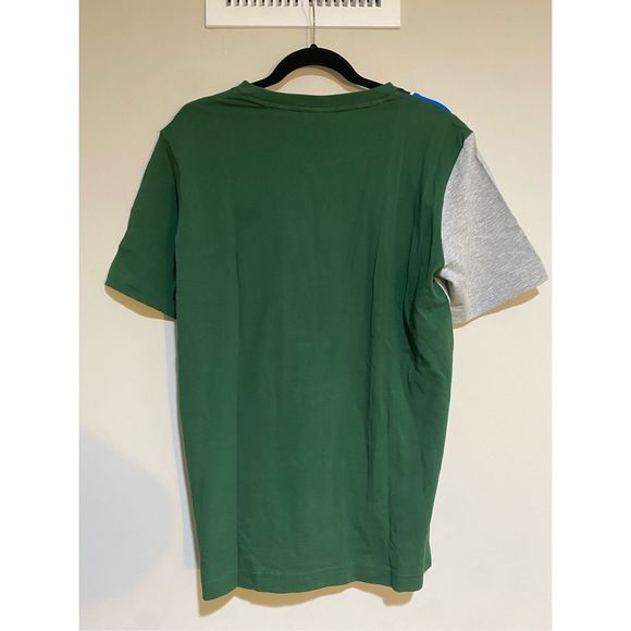 Lacoste NWT Green Colorblock Stripe T-Shirt Size Medium - Picture 4 of 8